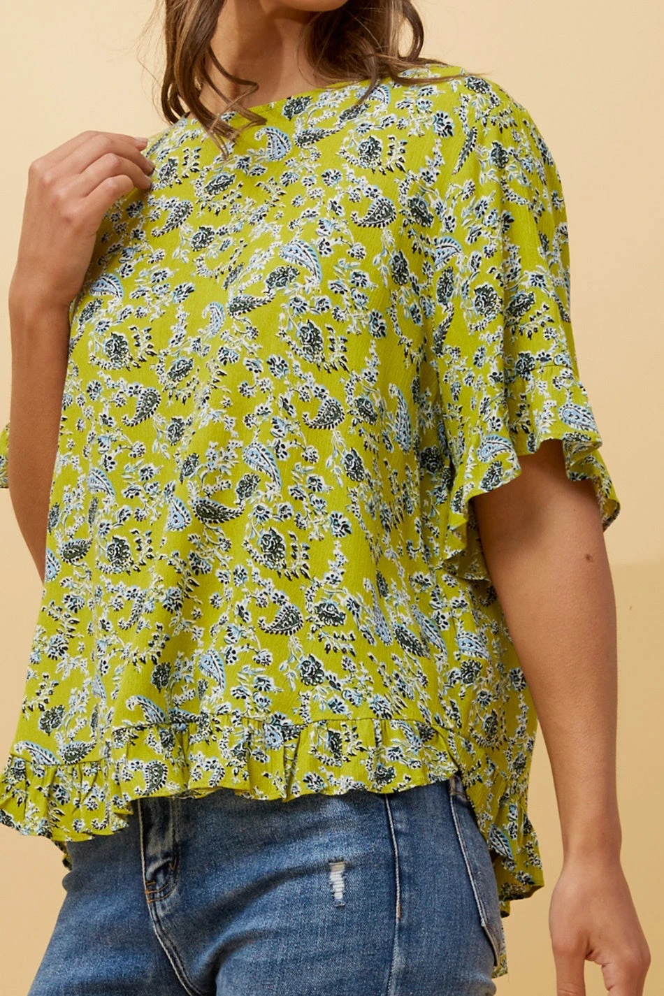 FRILA PAISLEY BOHO TOP 7 FRILA PAISLEY BOHO TOP - Image 5