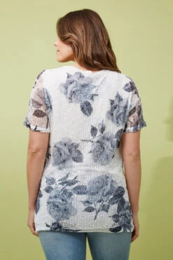 FLORAL LAYERED CROCHET TOP -Femme Connection Sales f68a5350062c2089a1b9f259a7fe92bd