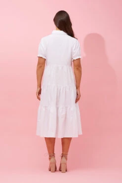 TIFFANY PUFF SLEEVE MIDI DRESS -Femme Connection Sales fa05628d75703bec6750d6d670fb79e6