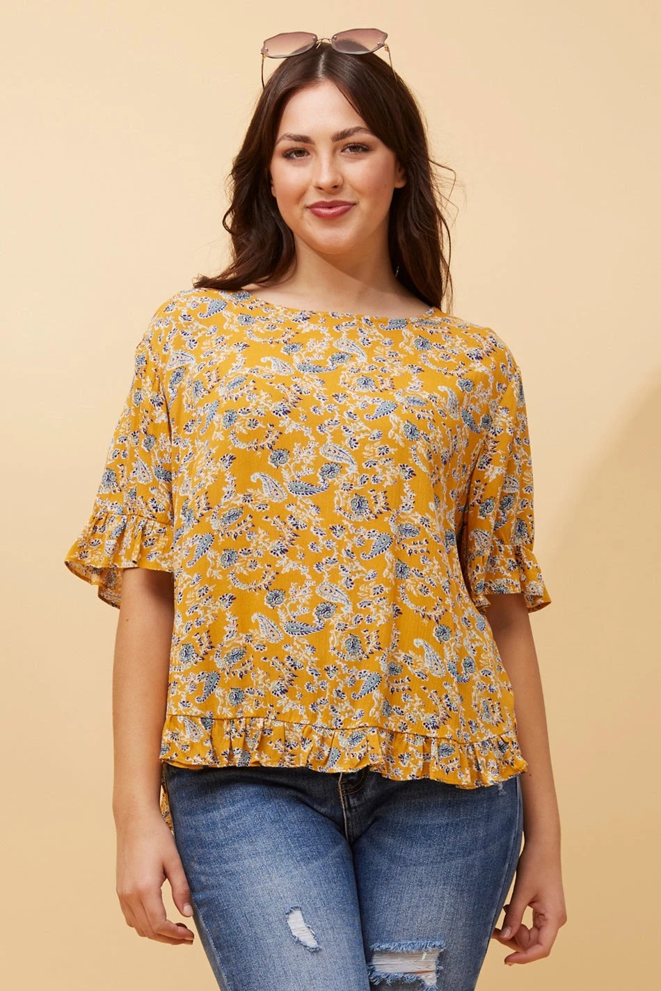 FRILA PAISLEY BOHO TOP 11 FRILA PAISLEY BOHO TOP - Image 9