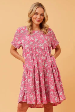 KELLY FLORAL BABYDOLL DRESS -Femme Connection Sales fad5c79fc868b5ac4c0e1fa6858b8dbb