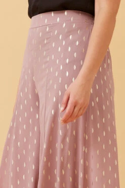 SCOUT GOLD FOIL PRINT PANTS -Femme Connection Sales fbb5e1872dd91539d0bda25746b414ad