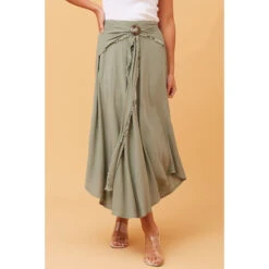 ESTRELLA LINEN MIDI SKIRT -Femme Connection Sales fd590278031d65aaf88d2f33895c88fe