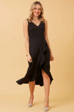 ARIELLE SCUBA MIDI DRESS -Femme Connection Sales fde2d119edc80d27edf02a291c66fe7f