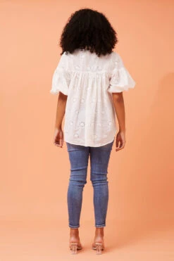 JANICE BRODERIE ANGLAISE BLOUSE -Femme Connection Sales fdfc978d80eb2ef4729b1e8e74f36047