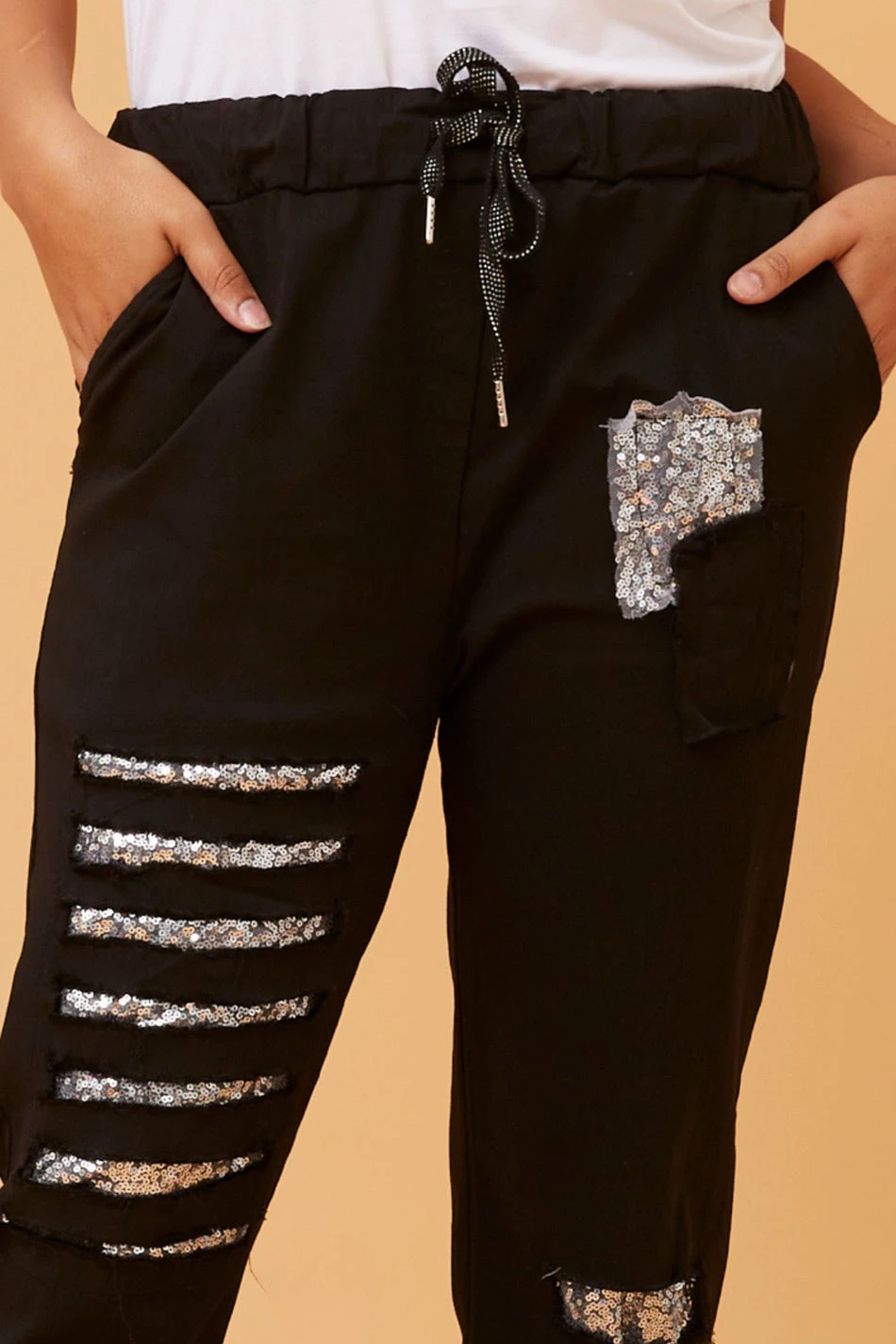 AIDA SEQUIN PATCH JOGGERS 7 AIDA SEQUIN PATCH JOGGERS - Image 5