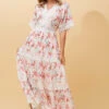 BYRON LACE TRIM FLORAL MAXI DRESS -Femme Connection Sales ff7b99ee963233fb3209e8532489ee98